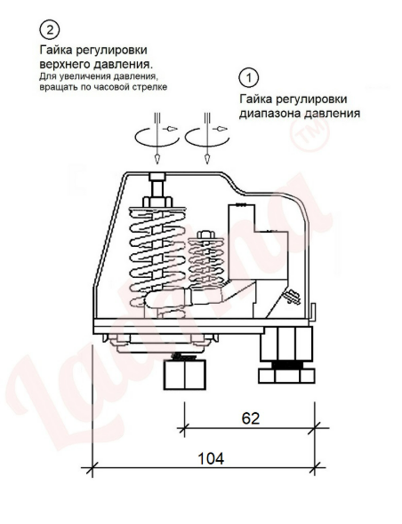 настройка реле давления SK-9.2
